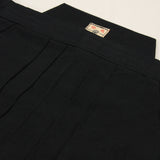 Double Layered Gi + #11000 Traditional Black Cotton Aikido Hakama Set