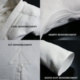 Double Layered Gi + #11000 Traditional Black Cotton Aikido Hakama Set