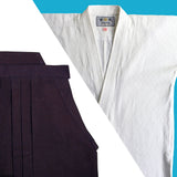 "TENMA" Ultra-lightweight Gi + Indigo Dyed Cotton Hakama Set